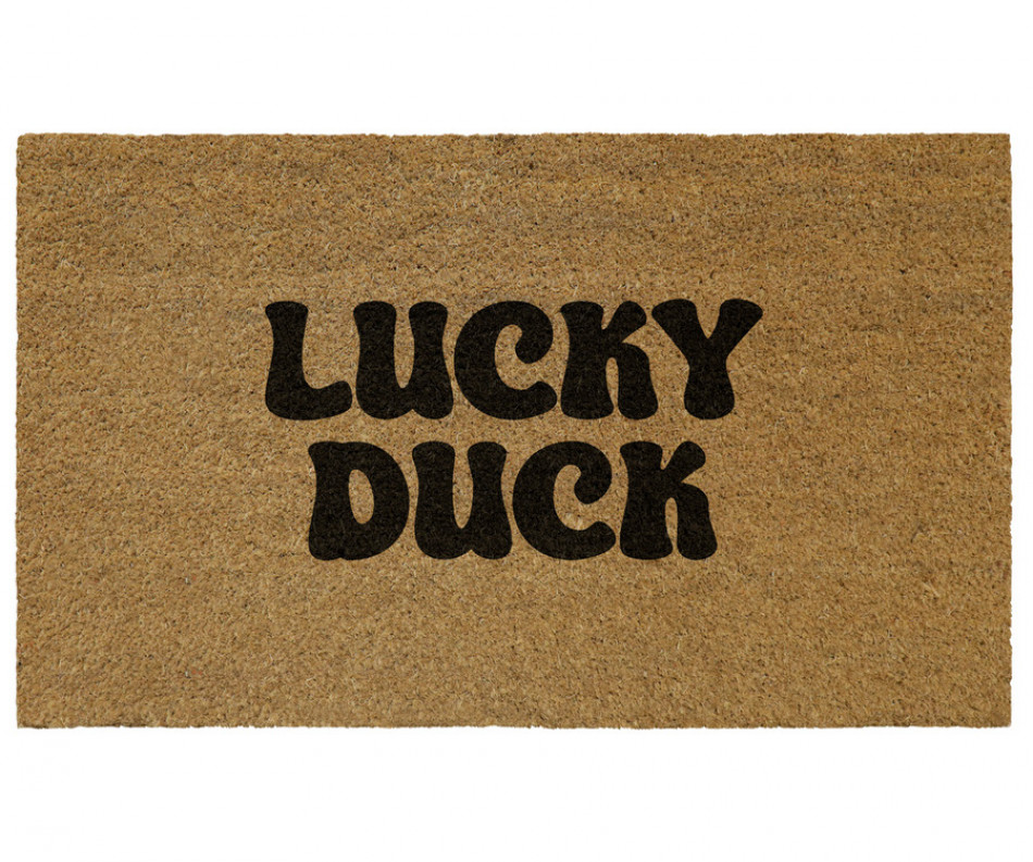 'Lucky Duck' Aussie Slang Doormat 75x45cm